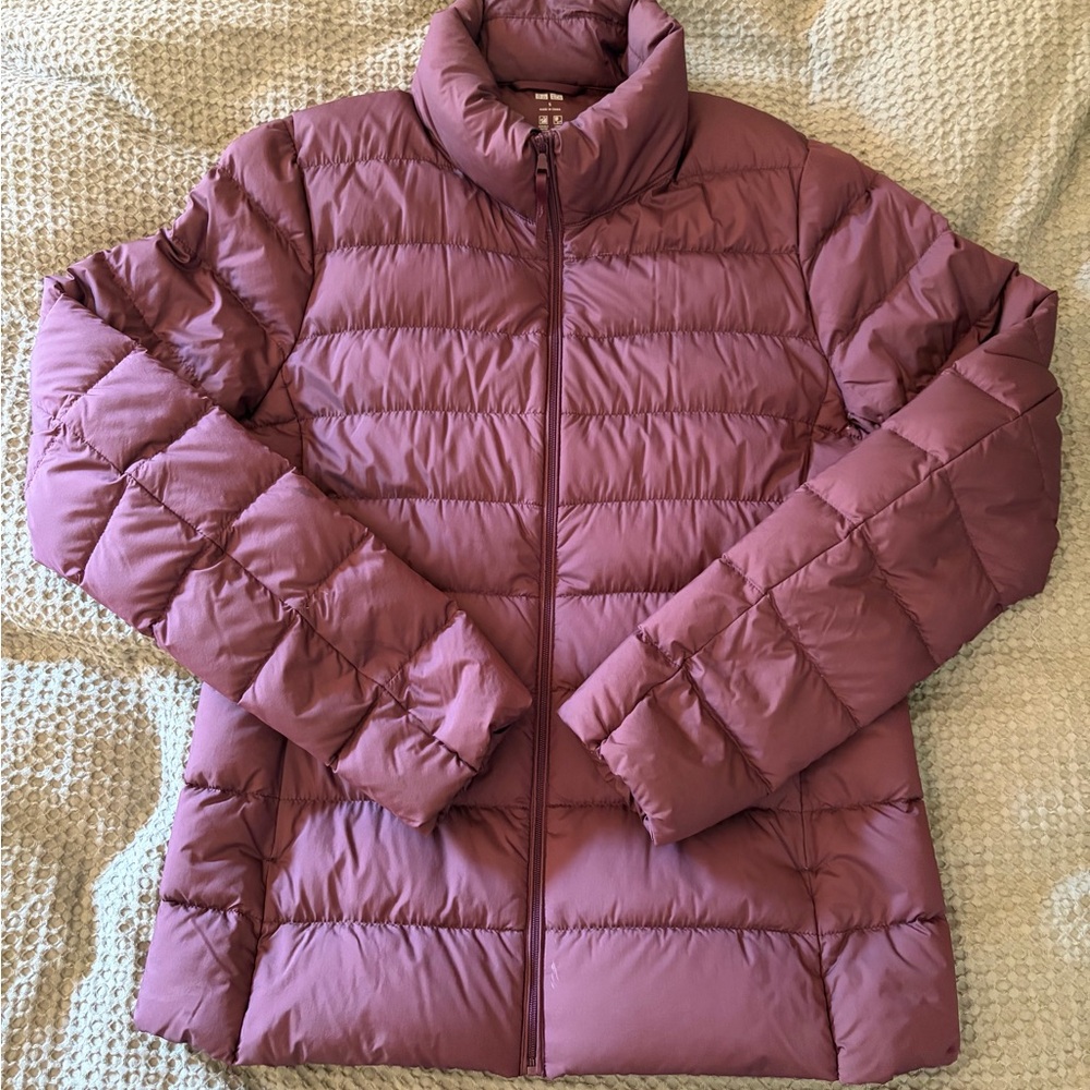 UNIQLO Women's Purple Puffer Jacket